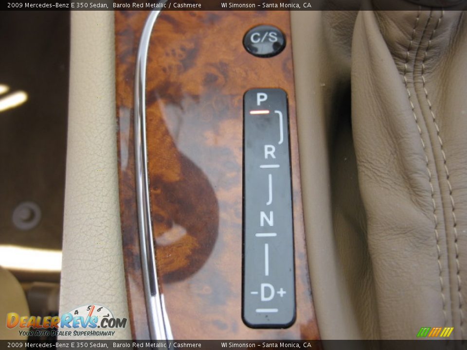 2009 Mercedes-Benz E 350 Sedan Barolo Red Metallic / Cashmere Photo #12