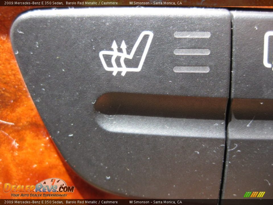 2009 Mercedes-Benz E 350 Sedan Barolo Red Metallic / Cashmere Photo #14