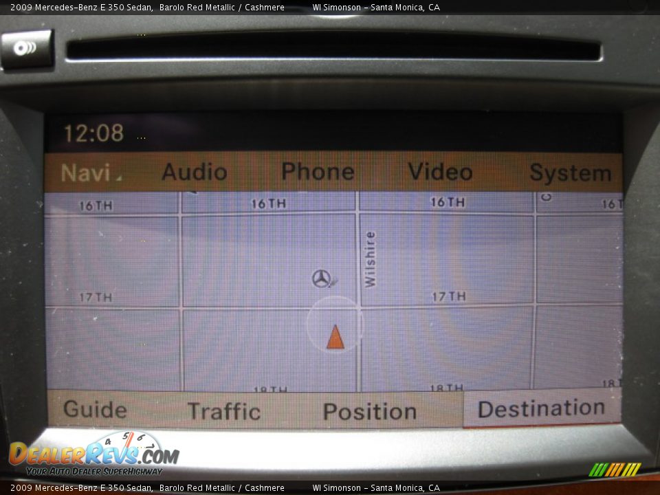 2009 Mercedes-Benz E 350 Sedan Barolo Red Metallic / Cashmere Photo #16