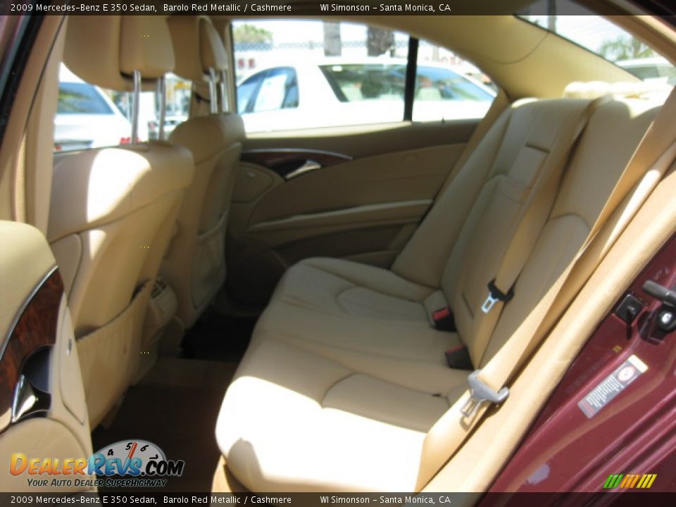 2009 Mercedes-Benz E 350 Sedan Barolo Red Metallic / Cashmere Photo #19
