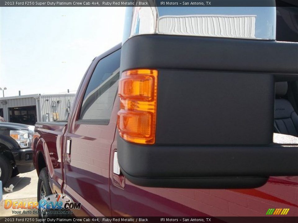 2013 Ford F250 Super Duty Platinum Crew Cab 4x4 Ruby Red Metallic / Black Photo #19