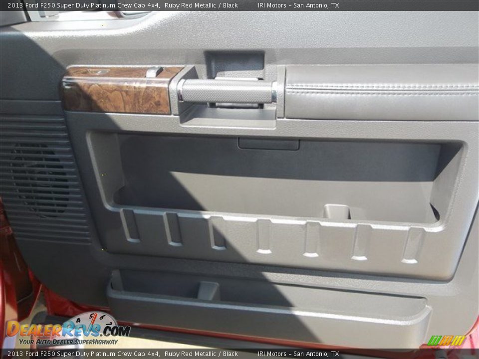 2013 Ford F250 Super Duty Platinum Crew Cab 4x4 Ruby Red Metallic / Black Photo #26