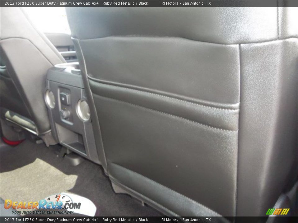 2013 Ford F250 Super Duty Platinum Crew Cab 4x4 Ruby Red Metallic / Black Photo #29