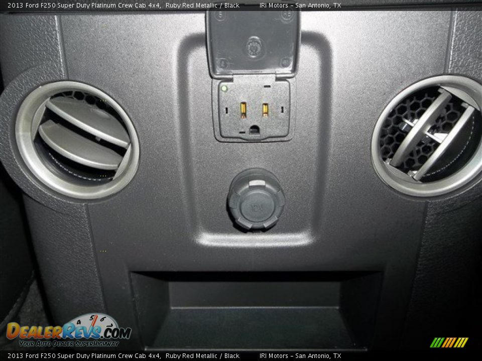 2013 Ford F250 Super Duty Platinum Crew Cab 4x4 Ruby Red Metallic / Black Photo #36