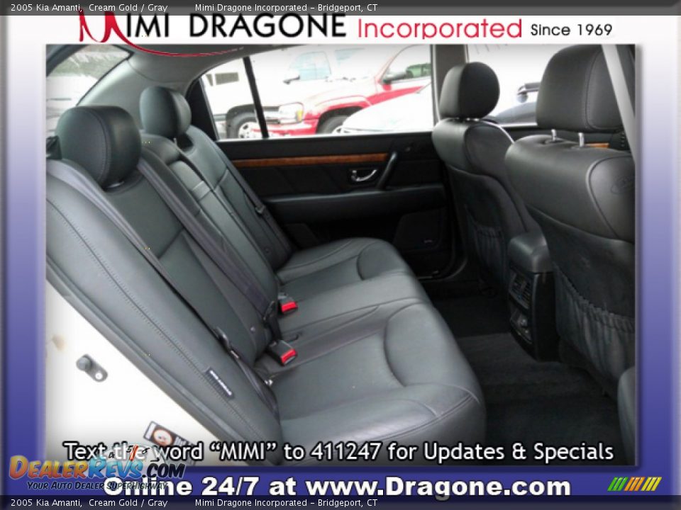 2005 Kia Amanti Cream Gold / Gray Photo #14