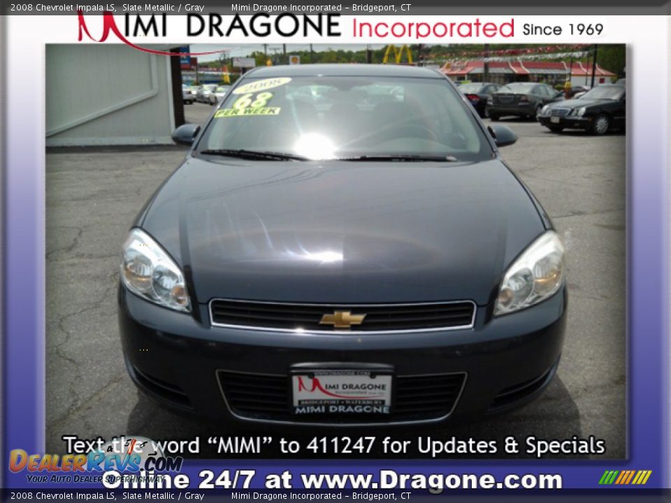 2008 Chevrolet Impala LS Slate Metallic / Gray Photo #2