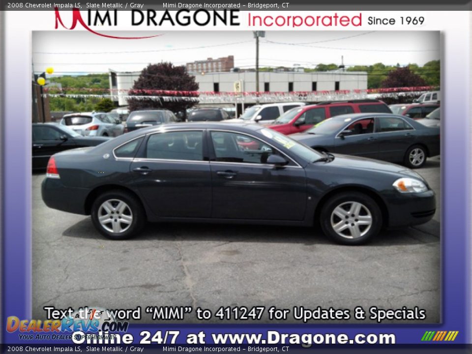 2008 Chevrolet Impala LS Slate Metallic / Gray Photo #4