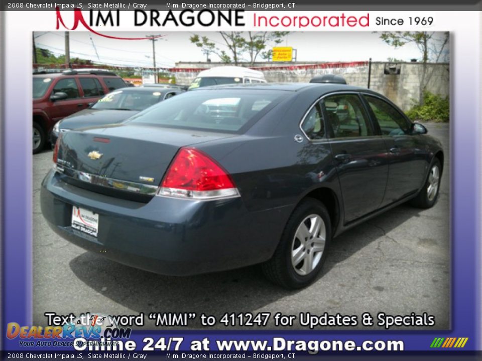 2008 Chevrolet Impala LS Slate Metallic / Gray Photo #5