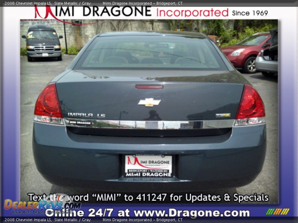 2008 Chevrolet Impala LS Slate Metallic / Gray Photo #6