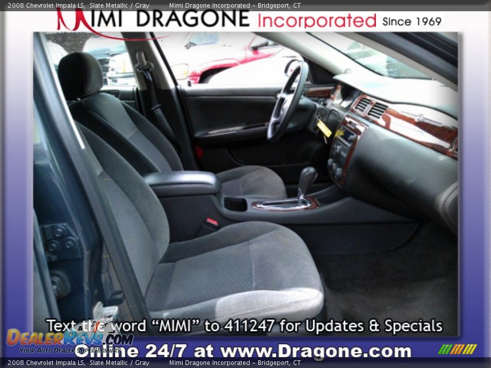 2008 Chevrolet Impala LS Slate Metallic / Gray Photo #15