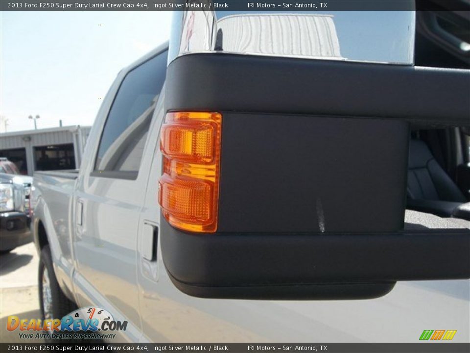 2013 Ford F250 Super Duty Lariat Crew Cab 4x4 Ingot Silver Metallic / Black Photo #20