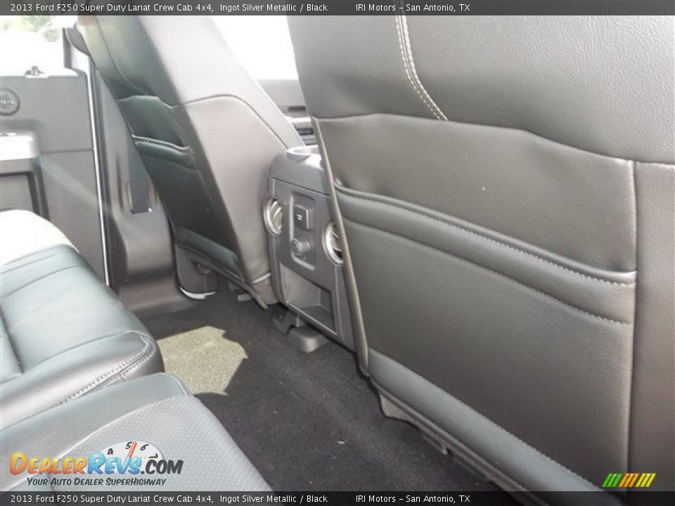 2013 Ford F250 Super Duty Lariat Crew Cab 4x4 Ingot Silver Metallic / Black Photo #27