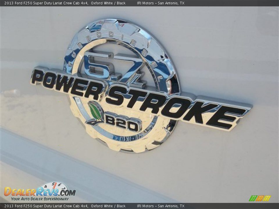 2013 Ford F250 Super Duty Lariat Crew Cab 4x4 Oxford White / Black Photo #20