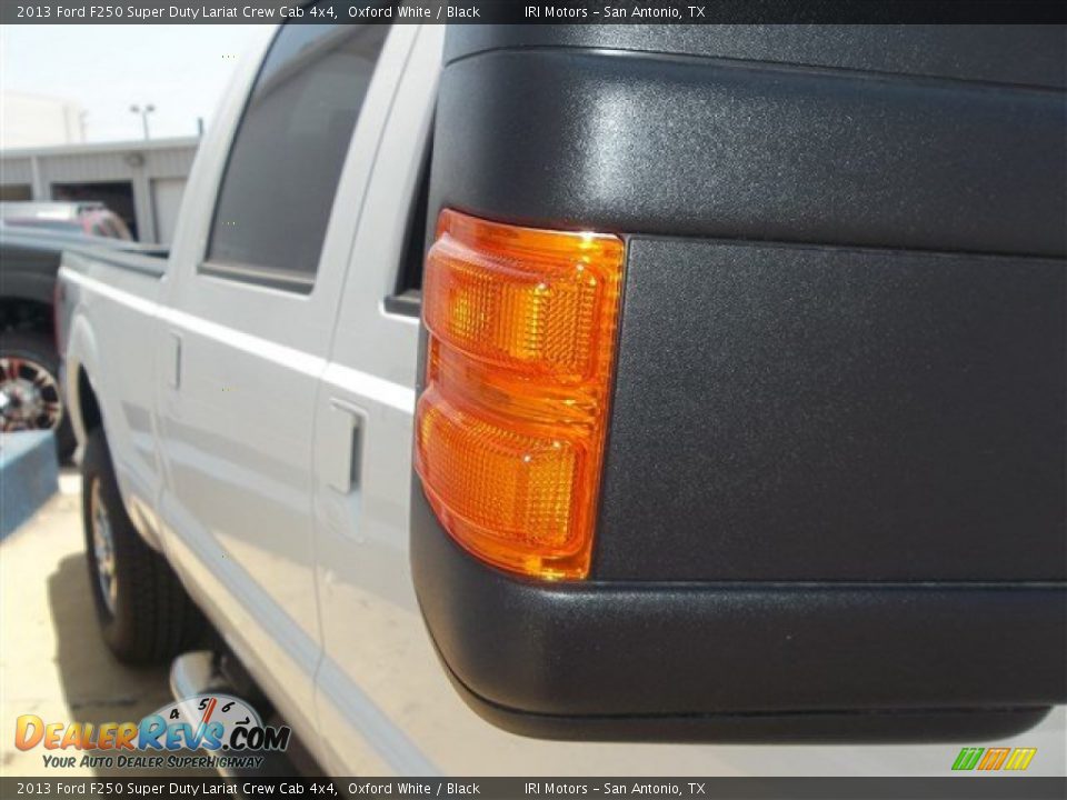 2013 Ford F250 Super Duty Lariat Crew Cab 4x4 Oxford White / Black Photo #21