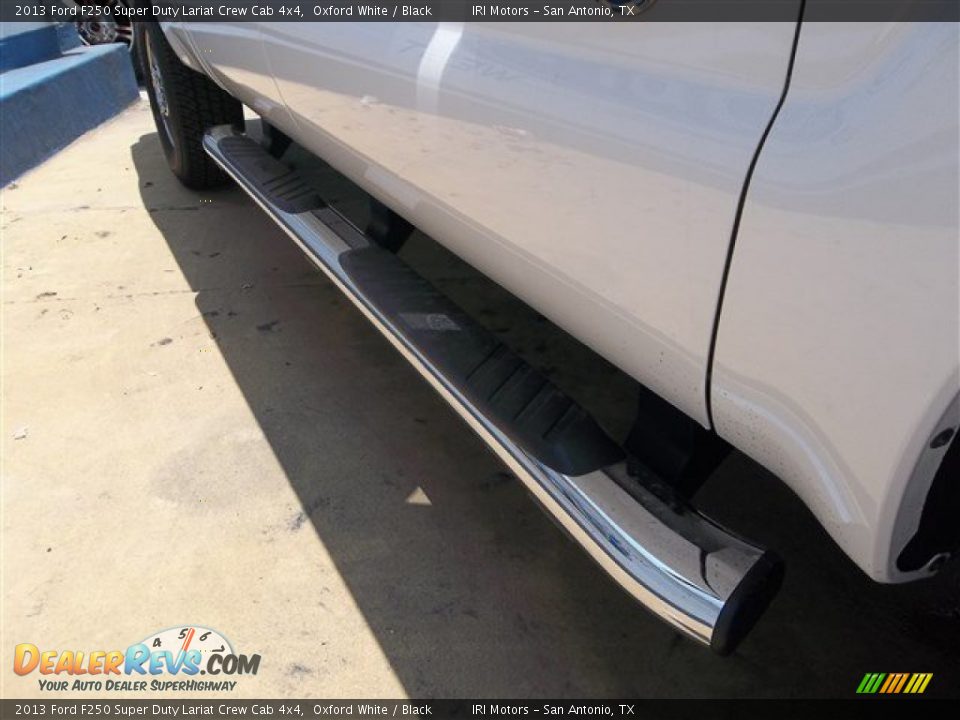 2013 Ford F250 Super Duty Lariat Crew Cab 4x4 Oxford White / Black Photo #24