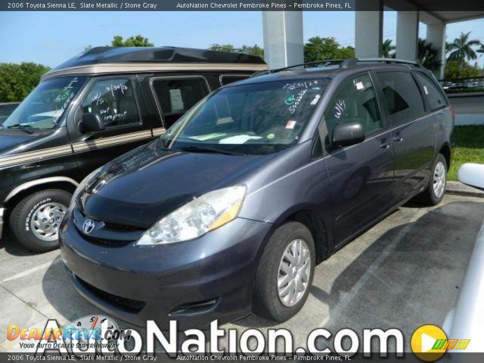 2006 Toyota Sienna LE Slate Metallic / Stone Gray Photo #1