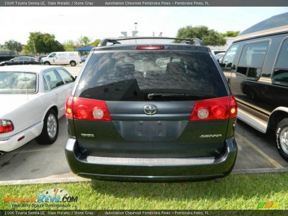 2006 Toyota Sienna LE Slate Metallic / Stone Gray Photo #3