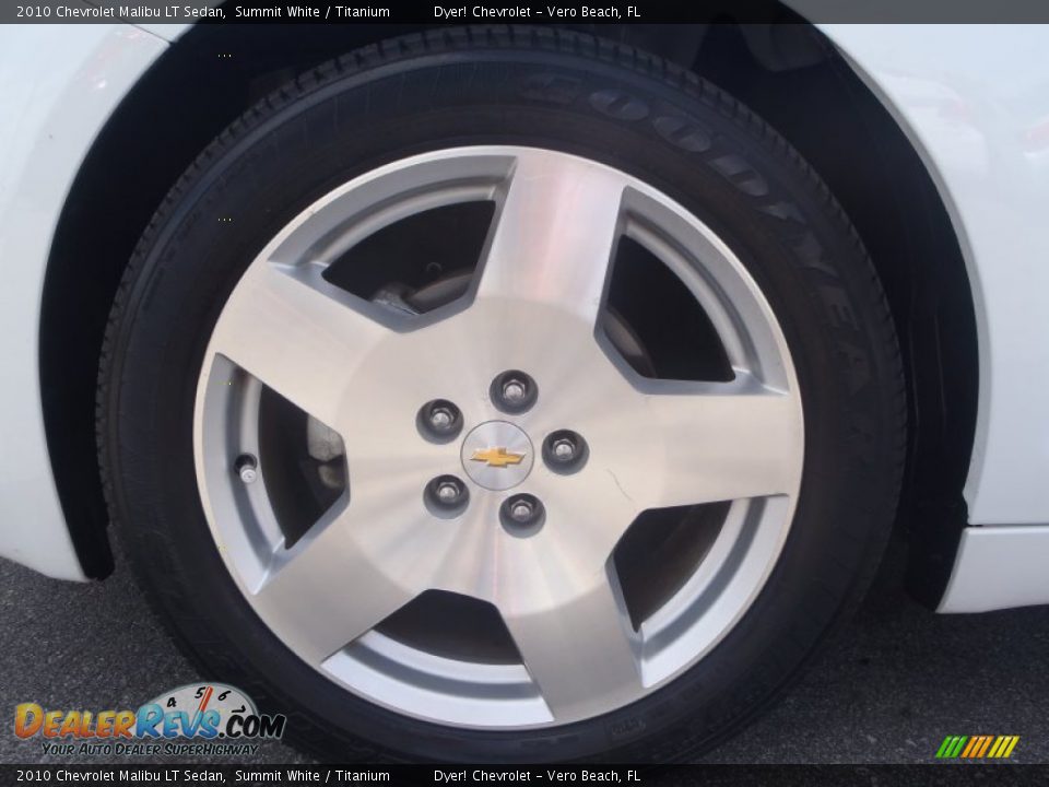2010 Chevrolet Malibu LT Sedan Summit White / Titanium Photo #8