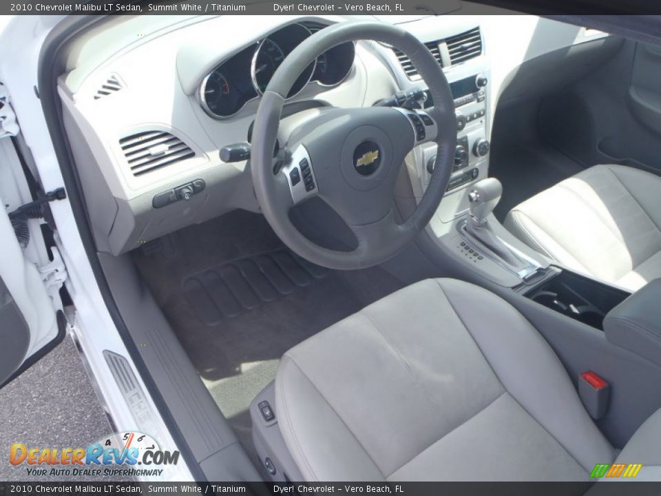 2010 Chevrolet Malibu LT Sedan Summit White / Titanium Photo #13