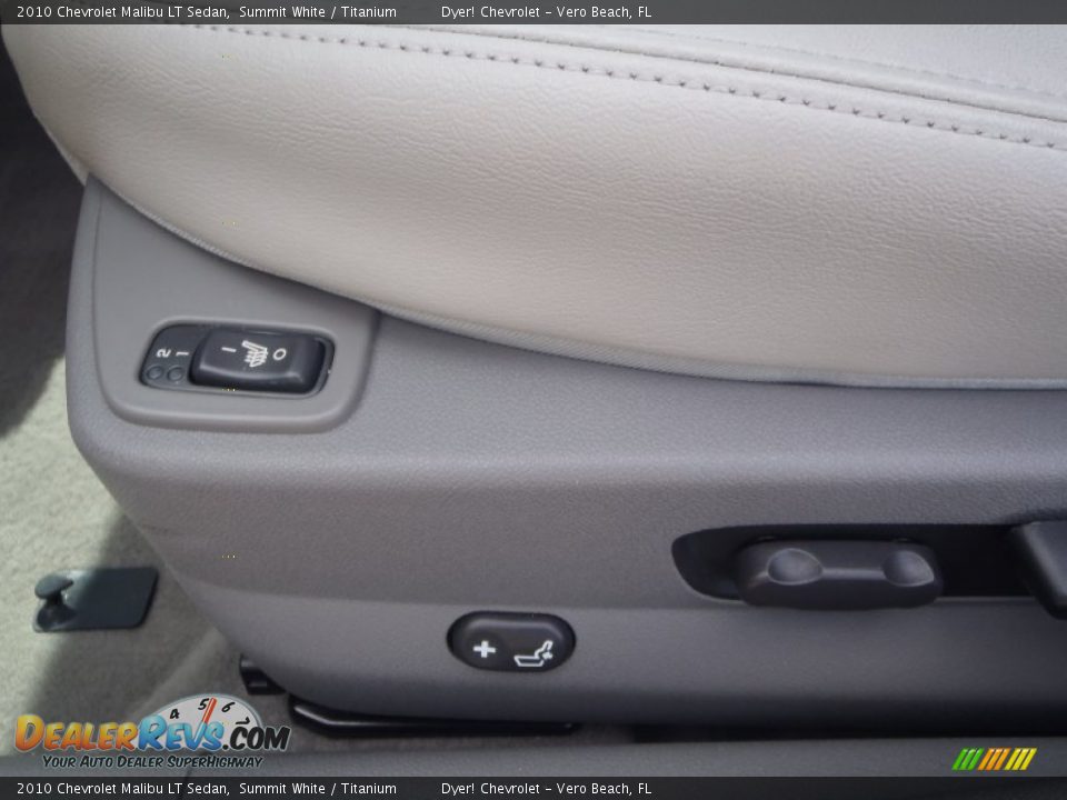 2010 Chevrolet Malibu LT Sedan Summit White / Titanium Photo #15