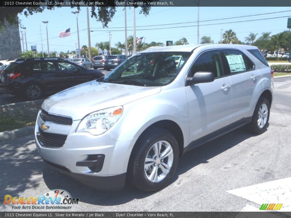 2013 Chevrolet Equinox LS Silver Ice Metallic / Jet Black Photo #1