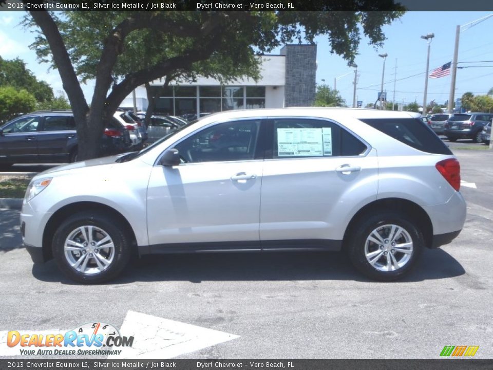 2013 Chevrolet Equinox LS Silver Ice Metallic / Jet Black Photo #3