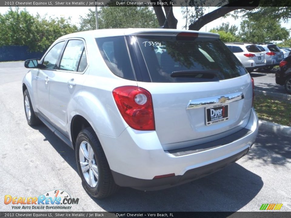2013 Chevrolet Equinox LS Silver Ice Metallic / Jet Black Photo #4