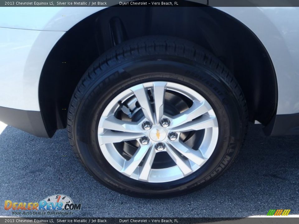 2013 Chevrolet Equinox LS Silver Ice Metallic / Jet Black Photo #7