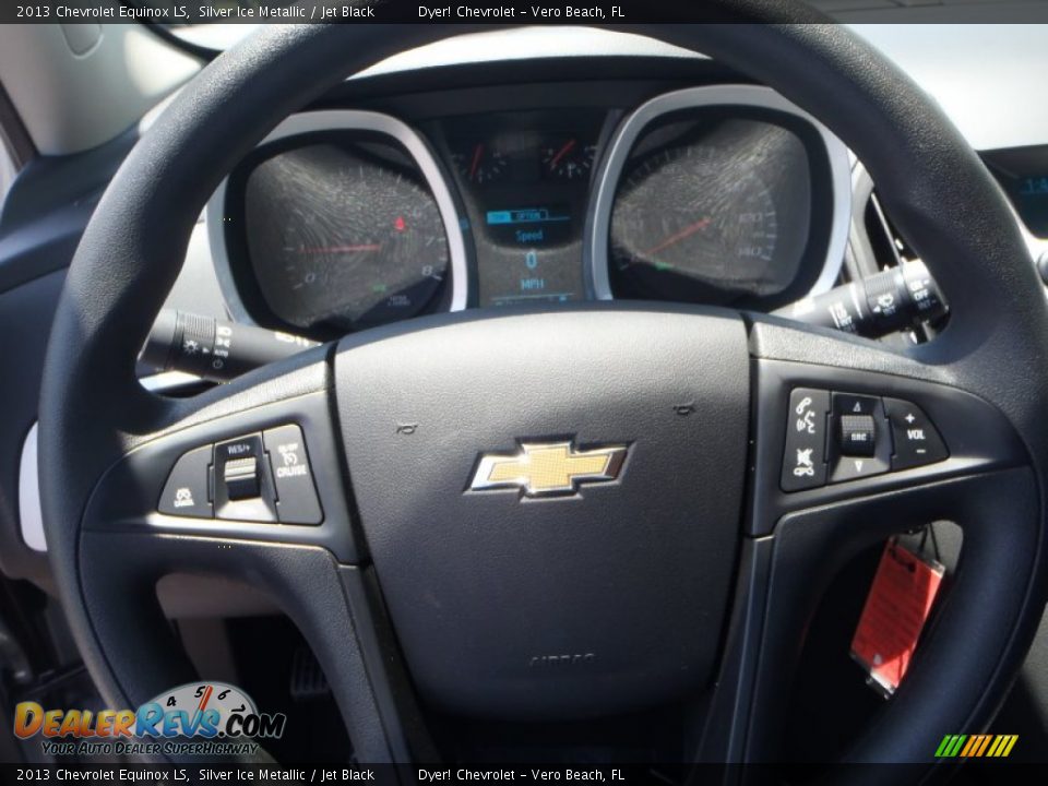 2013 Chevrolet Equinox LS Silver Ice Metallic / Jet Black Photo #12