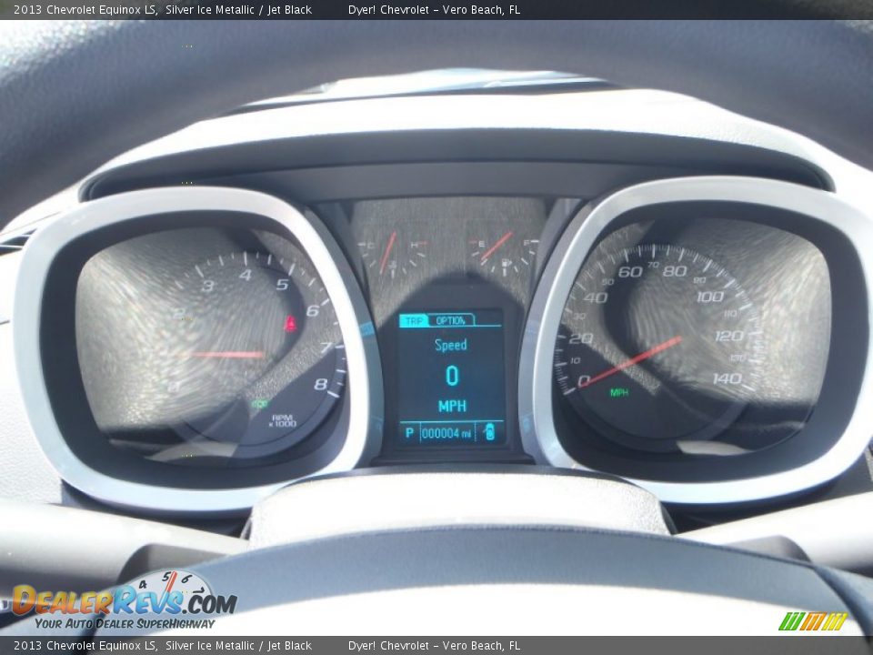 2013 Chevrolet Equinox LS Silver Ice Metallic / Jet Black Photo #13