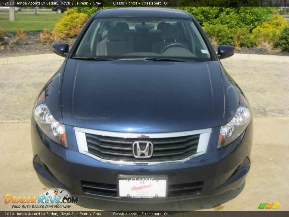 2010 Honda Accord LX Sedan Royal Blue Pearl / Gray Photo #2