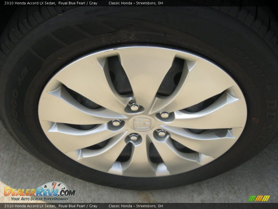 2010 Honda Accord LX Sedan Royal Blue Pearl / Gray Photo #9