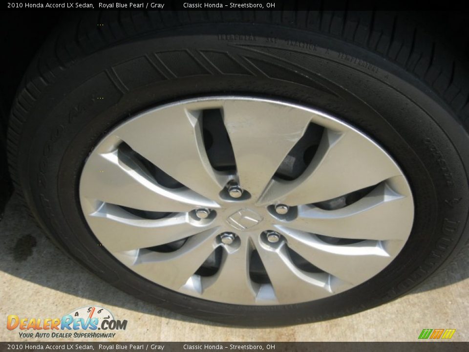 2010 Honda Accord LX Sedan Royal Blue Pearl / Gray Photo #10