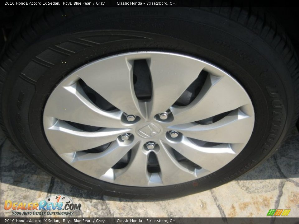 2010 Honda Accord LX Sedan Royal Blue Pearl / Gray Photo #11