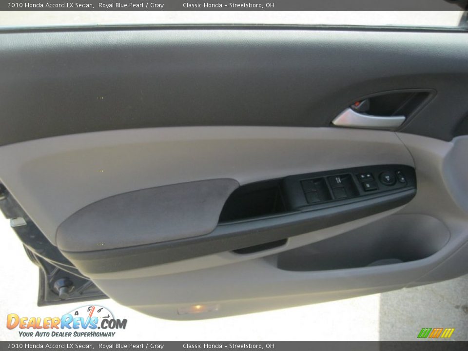 2010 Honda Accord LX Sedan Royal Blue Pearl / Gray Photo #12