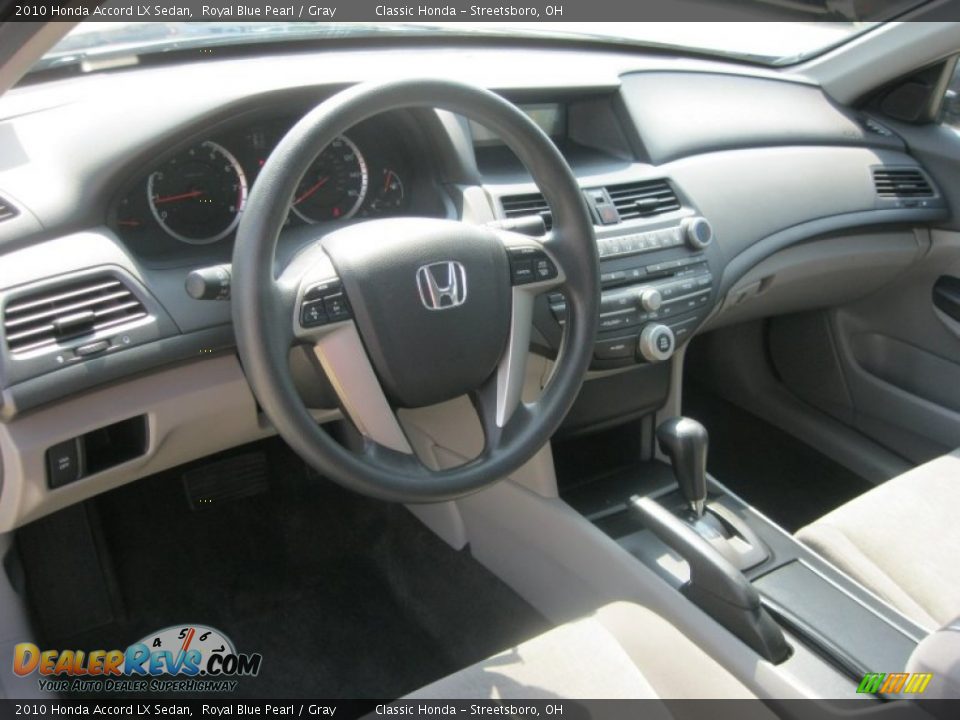Gray Interior - 2010 Honda Accord LX Sedan Photo #15