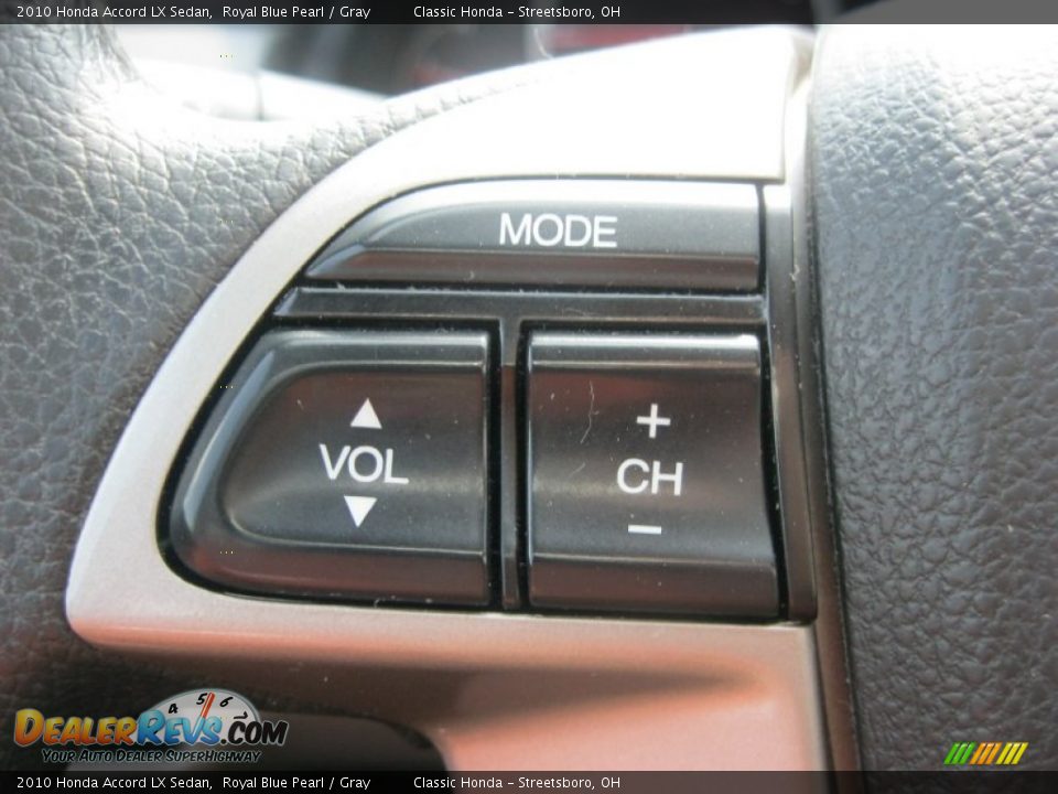 2010 Honda Accord LX Sedan Royal Blue Pearl / Gray Photo #18