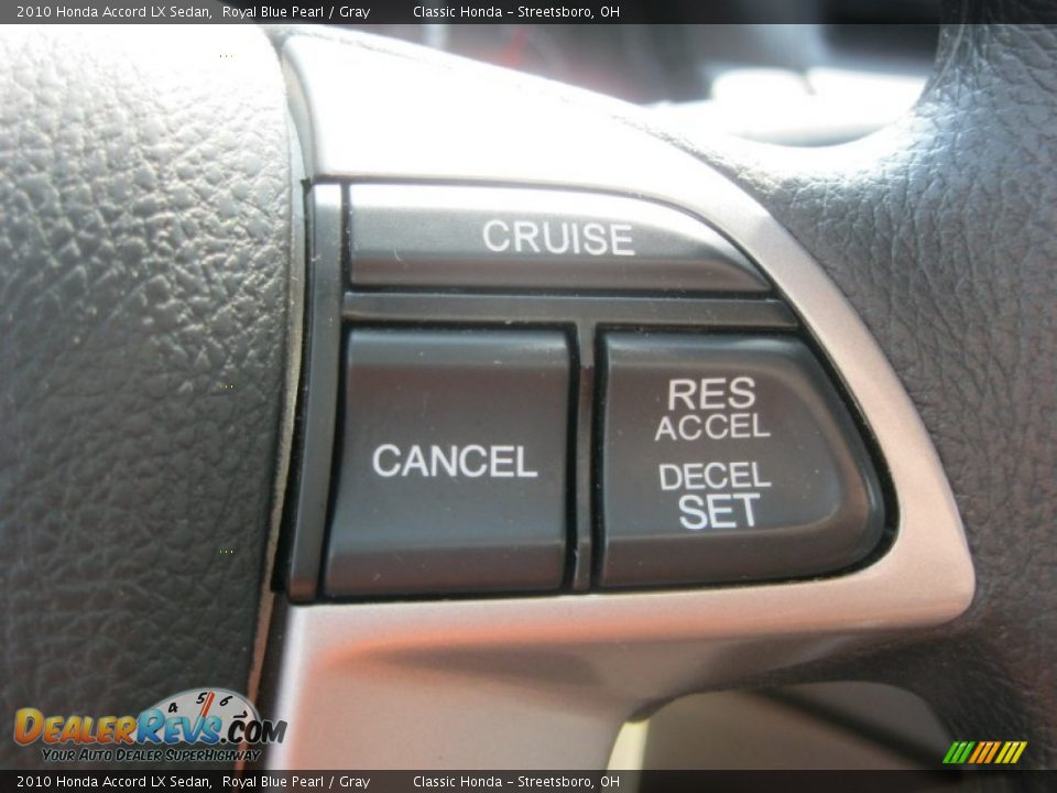 2010 Honda Accord LX Sedan Royal Blue Pearl / Gray Photo #19