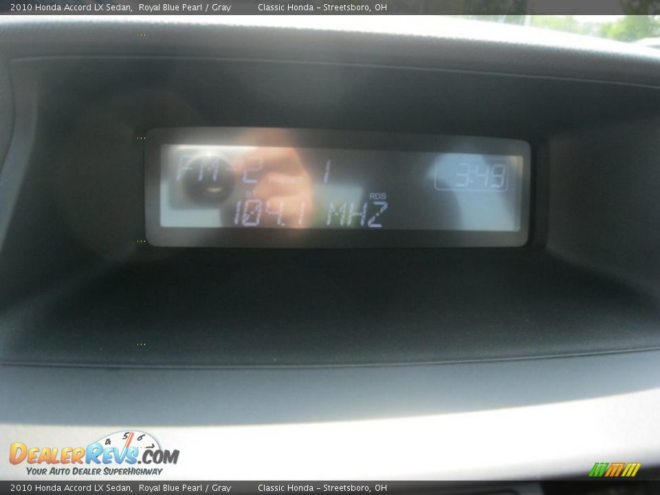 2010 Honda Accord LX Sedan Royal Blue Pearl / Gray Photo #22