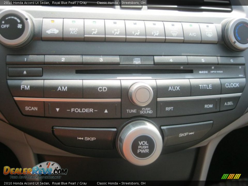 2010 Honda Accord LX Sedan Royal Blue Pearl / Gray Photo #24