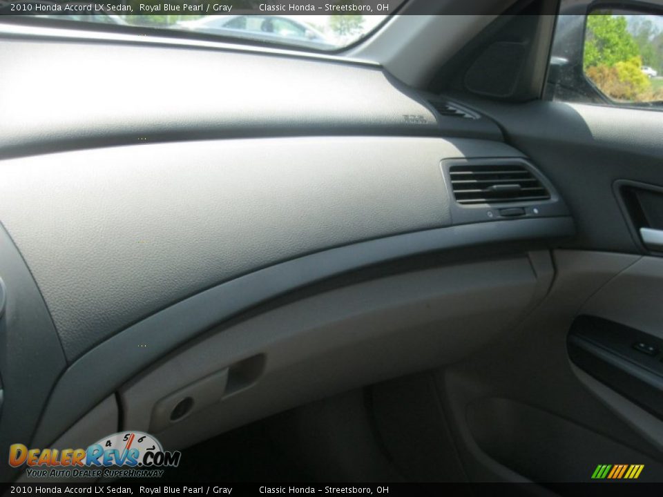 2010 Honda Accord LX Sedan Royal Blue Pearl / Gray Photo #25
