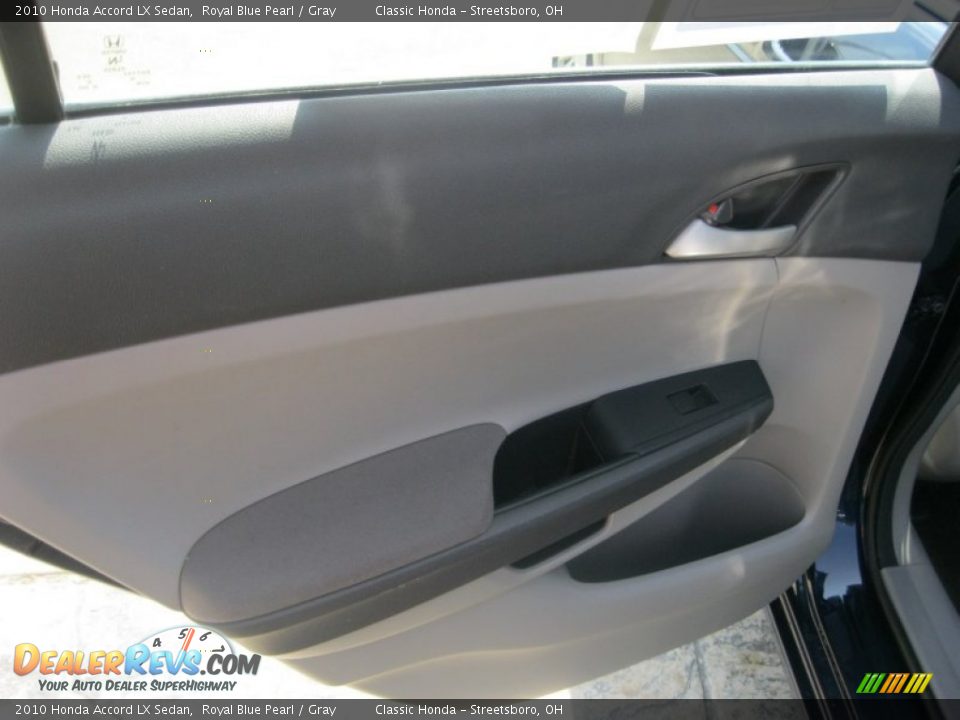 2010 Honda Accord LX Sedan Royal Blue Pearl / Gray Photo #27