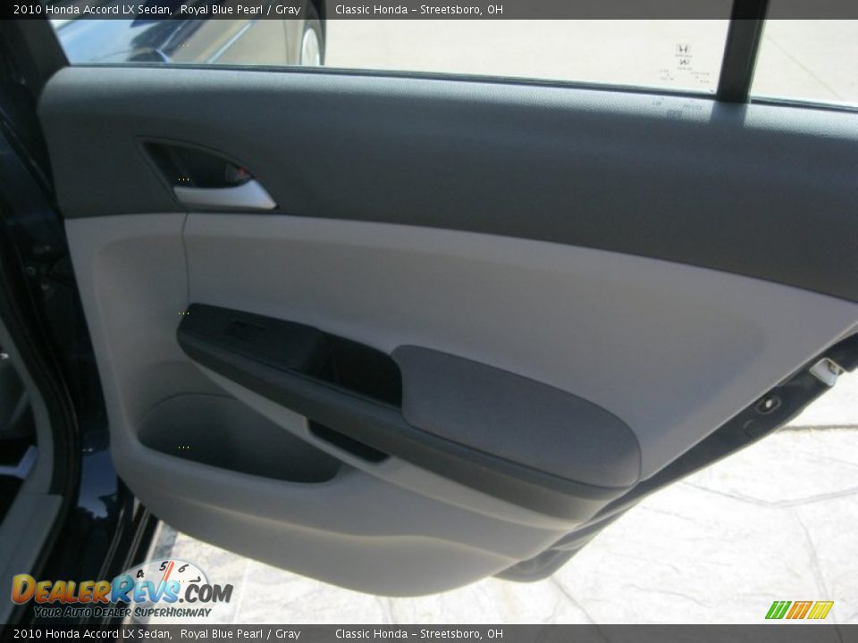 2010 Honda Accord LX Sedan Royal Blue Pearl / Gray Photo #30