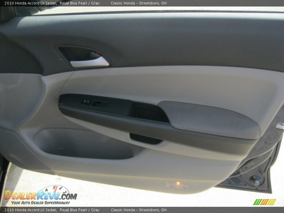 2010 Honda Accord LX Sedan Royal Blue Pearl / Gray Photo #31