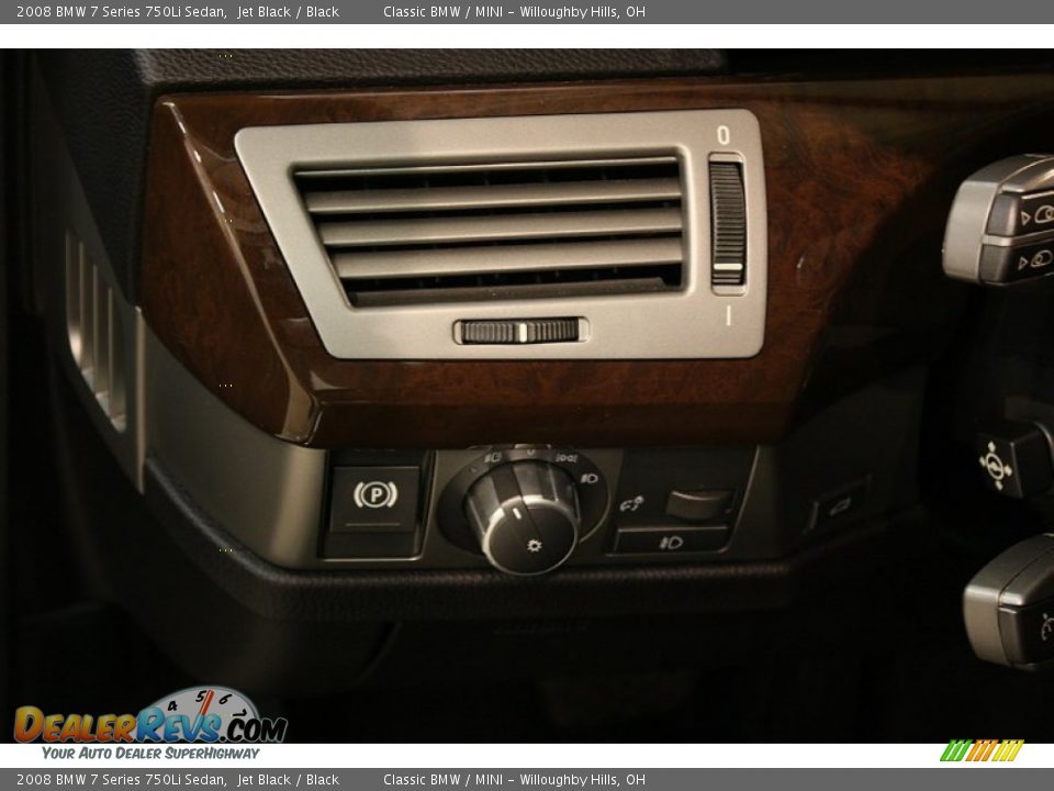 2008 BMW 7 Series 750Li Sedan Jet Black / Black Photo #6