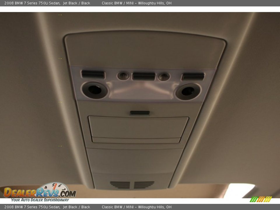 2008 BMW 7 Series 750Li Sedan Jet Black / Black Photo #36