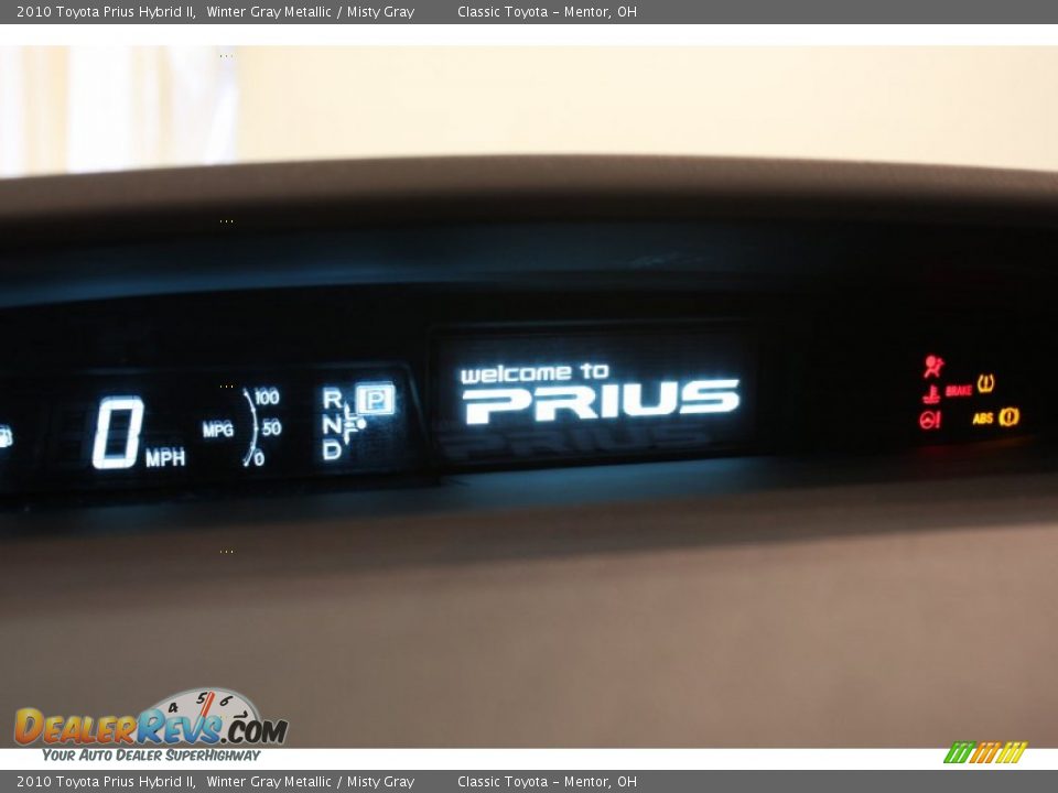 2010 Toyota Prius Hybrid II Winter Gray Metallic / Misty Gray Photo #7