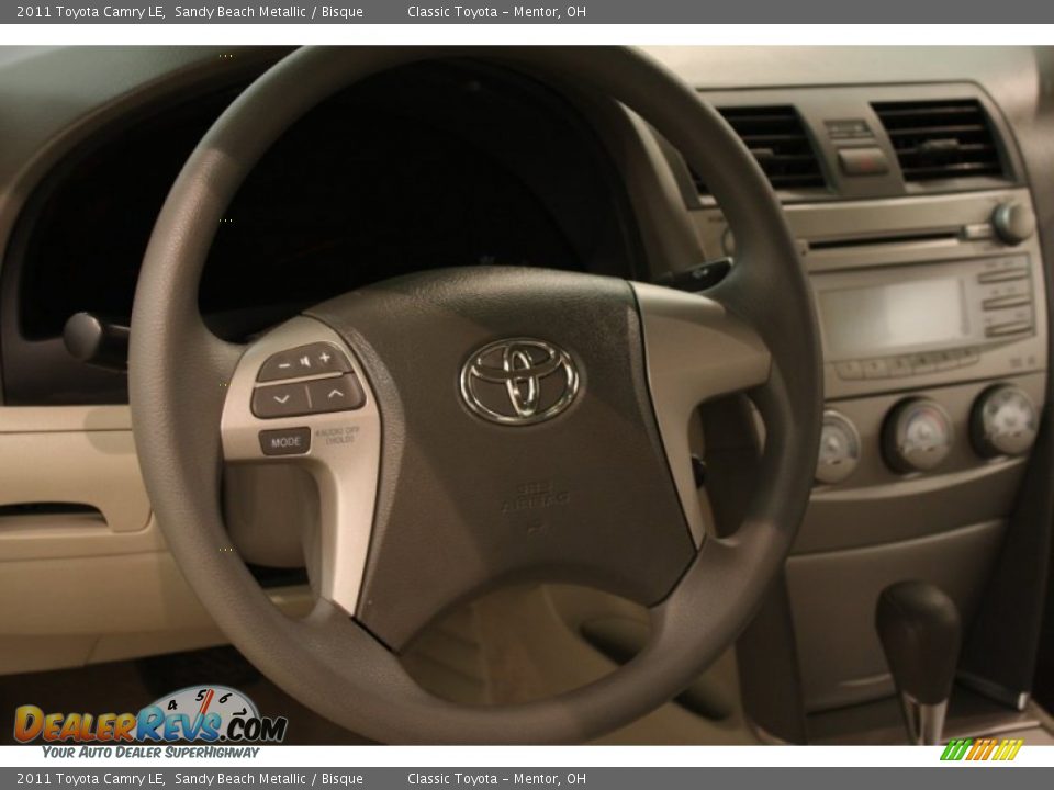 2011 Toyota Camry LE Sandy Beach Metallic / Bisque Photo #6