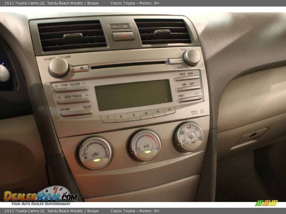 2011 Toyota Camry LE Sandy Beach Metallic / Bisque Photo #8