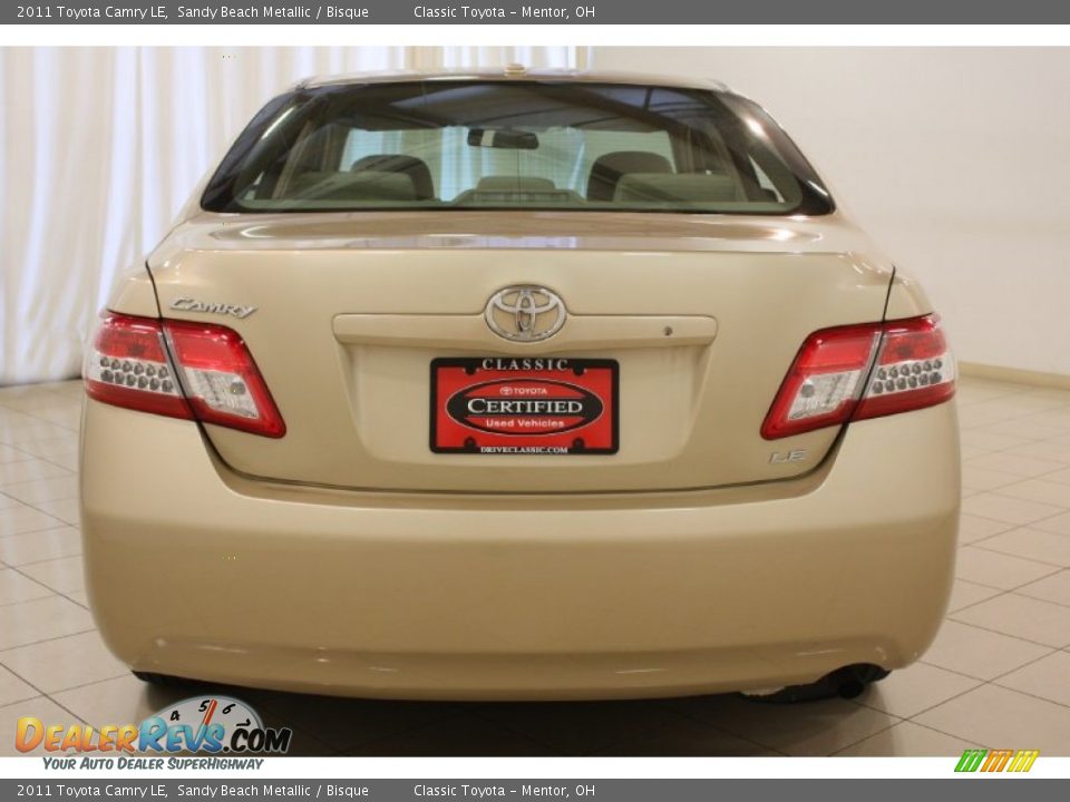2011 Toyota Camry LE Sandy Beach Metallic / Bisque Photo #14